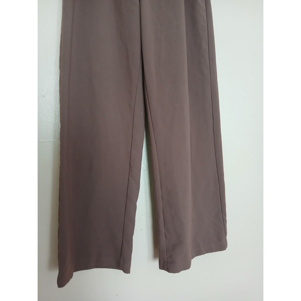 Abercrombie Pants Medium Long Sloane Pleated Wide Leg Trouser Pants Preppy - Picture 4 of 13